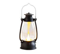 Vintage Lantern LED Camping Lamp - Portable Outdoor Lantern | Warm LED Light, Handle, Rustic Design for Table, Patio, Garden, Yard, Pathway, Porch, Camping, Backyard, Outdoor Adventures