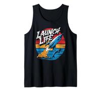 Vintage Launch Life, Atlas, Falcon, Canaveral, Boca Chica Camiseta sin Mangas