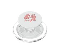 Vintage Leopard Big Cat Grabado Retro Jungle Wild PopSockets PopGrip para MagSafe