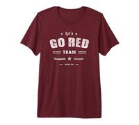 Vintage Let's GO Red Team War Game Competición Campamento de Verano Camiseta Premium