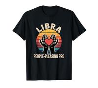 Vintage Libra Horoscope Design - People-Pleasing Pro Camiseta