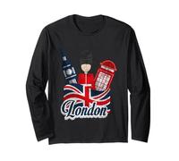 Vintage London Shirts, London Graphic Tees - London Apparel Manga Larga