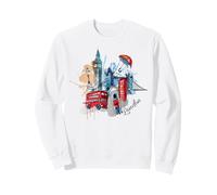 Vintage London tee Shirts, London Vibes, London Landmarks Sudadera
