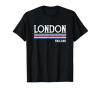 Vintage Londres Inglaterra London England Camiseta gráfica económica, Hombre, Negro, S