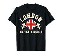 Vintage Londres Reino Unido Reino Unido Union Jack Inglaterra Souvenir Camiseta