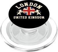 Vintage Londres Reino Unido Reino Unido Union Jack Inglaterra Souvenir PopSockets PopGrip para MagSafe