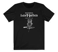 Vintage Looking Brasserie Les Halles T-Shirt Anthony Bourdain's Old Restaurant Men Black XL