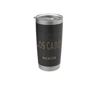 Vintage Los Cabos México Vaso térmico de acero inoxidable de doble pared