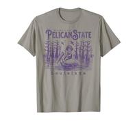 Vintage Louisiana Retro State Parks US Travel Senderismo Gráfico Camiseta