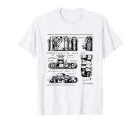 Vintage Low Aperture f1.9 Film Camera Diagram Photography Camiseta