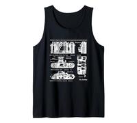 Vintage Low Aperture f1.9 Film Camera Diagram Photography Camiseta sin Mangas