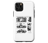Vintage Low Aperture f1.9 Film Camera Diagram Photography Carcasa para iPhone 11 Pro