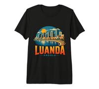 Vintage Luanda Angola Travel Souvenir Monumento Regalo Camiseta Premium