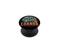 Vintage Luanda Angola Travel Souvenir Monumento Regalo PopSockets PopGrip Adhesivo