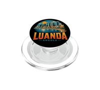 Vintage Luanda Angola Travel Souvenir Monumento Regalo PopSockets PopGrip para MagSafe