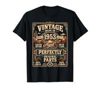 Vintage Made In 1953 Western Birthday Born in 1953 Birthday Camiseta
