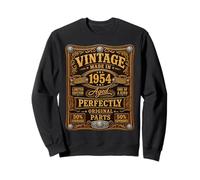 Vintage Made In 1954 Western Birthday Born in 1954 Birthday Sudadera