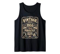 Vintage Made In 1955 Nautical Sailing Boat 71st Birthday Men Camiseta sin Mangas