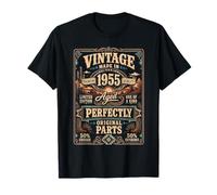Vintage Made In 1955 Western Birthday Born in 1955 Birthday Camiseta