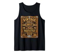 Vintage Made In 1957 Western Birthday Born in 1957 Birthday Camiseta sin Mangas