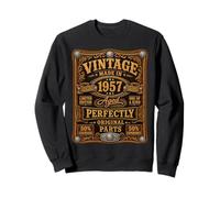 Vintage Made In 1957 Western Birthday Born in 1957 Birthday Sudadera