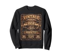 Vintage Made In 1958 Western Train Born in 1958 Birthday Sudadera