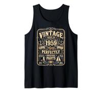 Vintage Made In 1959 Nautical Sailing Boat 67th Birthday Men Camiseta sin Mangas