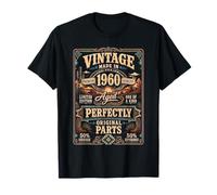 Vintage Made In 1960 Western Birthday Born in 1960 Birthday Camiseta
