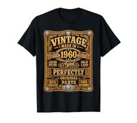 Vintage Made In 1960 Western Birthday Born in 1960 Birthday Camiseta