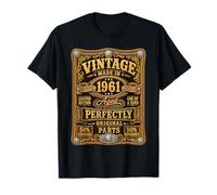 Vintage Made In 1961 Western Birthday Born in 1961 Birthday Camiseta