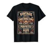 Vintage Made In 1961 Western Birthday Born in 1961 Birthday Camiseta