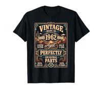 Vintage Made In 1962 Western Birthday Born in 1962 Birthday Camiseta