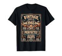 Vintage Made In 1965 Western Birthday Born in 1965 Birthday Camiseta