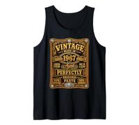 Vintage Made In 1967 Western Birthday Born in 1967 Birthday Camiseta sin Mangas