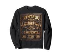 Vintage Made In 1967 Western Train Born in 1967 Birthday Sudadera