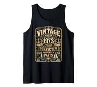 Vintage Made In 1973 Nautical Sailing Boat 53rd Birthday Men Camiseta sin Mangas