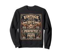 Vintage Made In 1973 Western Birthday Born in 1973 Birthday Sudadera