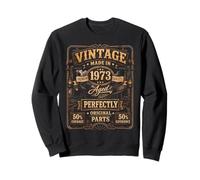 Vintage Made In 1973 Western Train Born in 1973 Birthday Sudadera