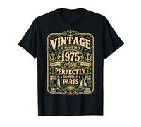 Vintage Made In 1975 Nautical Sailing Boat 51st Birthday Men Camiseta
