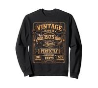 Vintage Made In 1975 Western Train Born in 1975 Birthday Sudadera