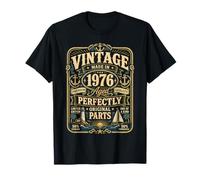 Vintage Made In 1976 Nautical Sailing Boat 50th Birthday Men Camiseta