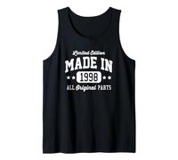 Vintage Made In 1998 Edición Limitada Original Parts Dark Camiseta sin Mangas