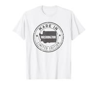 Vintage Made In Washington State Edición Limitada Orgullo de Estados Unidos Camiseta