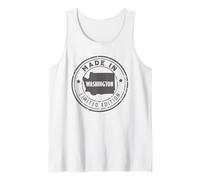 Vintage Made In Washington State Edición Limitada Orgullo de Estados Unidos Camiseta sin Mangas