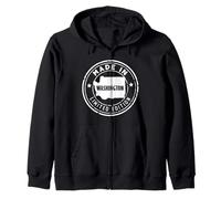Vintage Made In Washington State Edición Limitada Orgullo de Estados Unidos Sudadera con Capucha