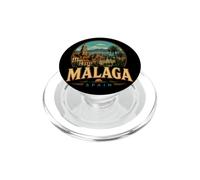 Vintage Málaga España Viaje Souvenir Monumento Regalo PopSockets PopGrip para MagSafe