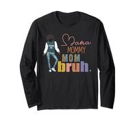 Vintage Mama Mommy Mom Bruh Funny Mothers Day For Black Mom Manga Larga