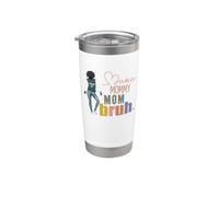Vintage Mama Mommy Mom Bruh Funny Mothers Day For Black Mom Vaso térmico de acero inoxidable de doble pared