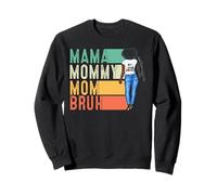 Vintage Mama Mommy Mom Bruh Funny Mothers Day For Moms Sudadera