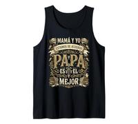Vintage Mamá Y Yo Estamos De Acuerdo Papá Es El Mejor Camiseta sin Mangas